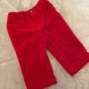 Polo Ralph Lauren Red Corduroy Pants 9 Months